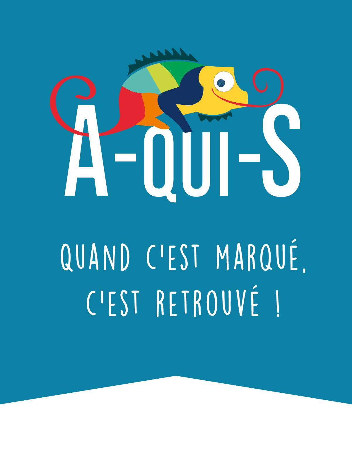 Logo de la marque A-qui-S fabricant d'étiquettes Made in France.