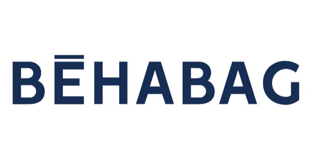 Logo de la marque Béhabag fabricant de sacs de ville et de voyage français.