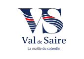 Logo de la marque Val de Saire fabricant de pulls et produits en maille fabriqués en France.