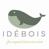Logo de la marque IdéboisCréations fabricant de jeux et jouets en bois artisanals.