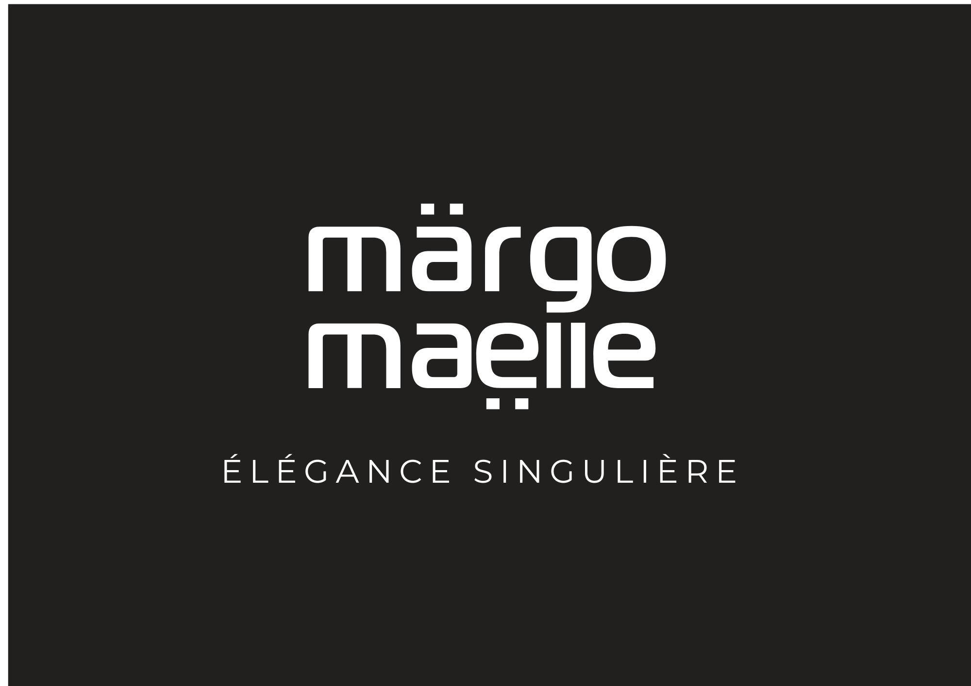 Logo de la marque Märgo Maëlle fabricants de sac, maroquinerie et bijoux en cuir fabriqués en France.
