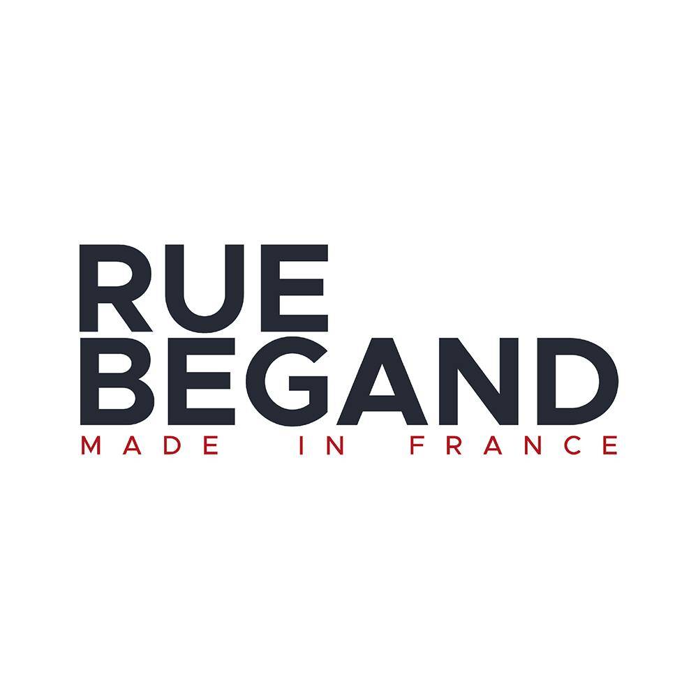 Logo de la marque Rue Begand fabricant de vêtements hommes fabriqués en France.