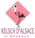 Logo de la marque Kelsch d’Alsace in Seebach fabricant de linge de maison, sac et décorations fabriqués en France.