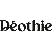 Logo de la marque Déothie fabricant de chaussures et sandales fabriquées en France.