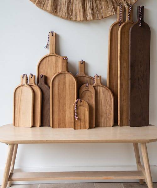 Photo réunissant l'ensemble de la collection fabriquée en France de la marque Le Régal.