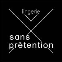 Logo société Sans prétention. Lingerie élégante et confortable fabriqué en France.