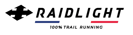 Logo de la marque Raidlight fabricant de vêtements techniques et équipements pour la course longue distance.