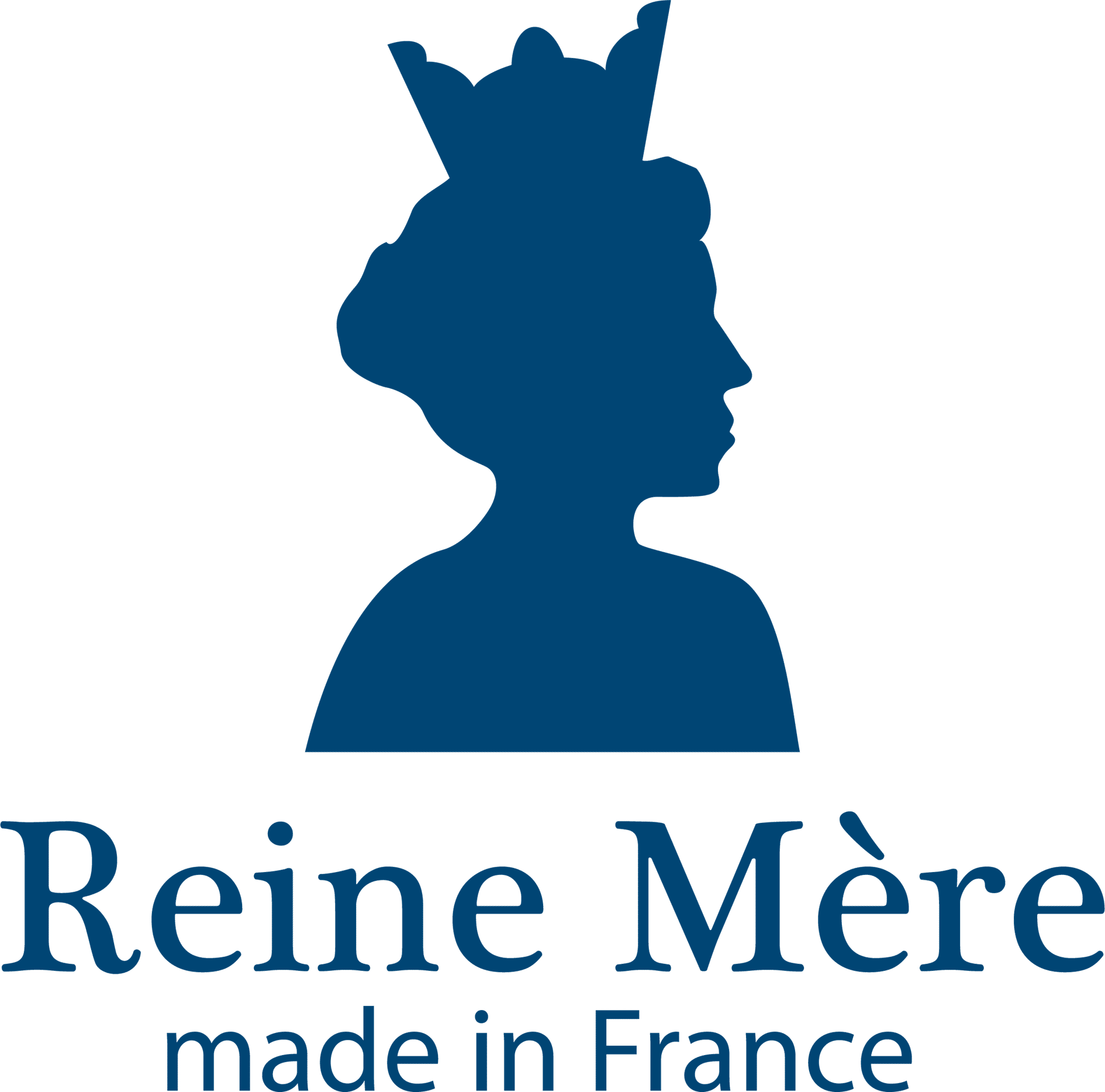 Logo de la marque Reine Mère fabricant d'objets décoratifs français pour la maison.