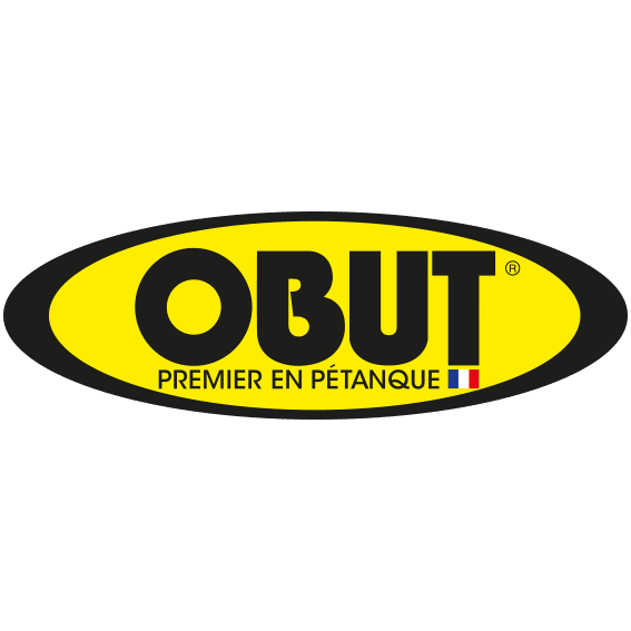 Logo de la marque OBUT fabricant de boules et accessoires de pétanque.