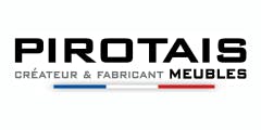 Logo de la marques Pirotais fabricants de meubles en bois massif fabriqués en France.