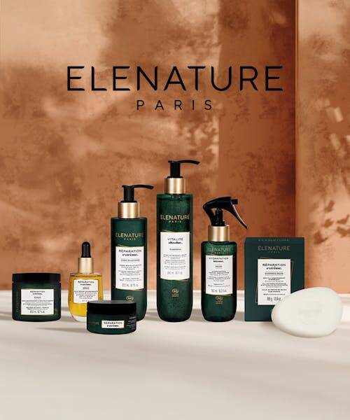Elenature, marque française de soins capillaires.