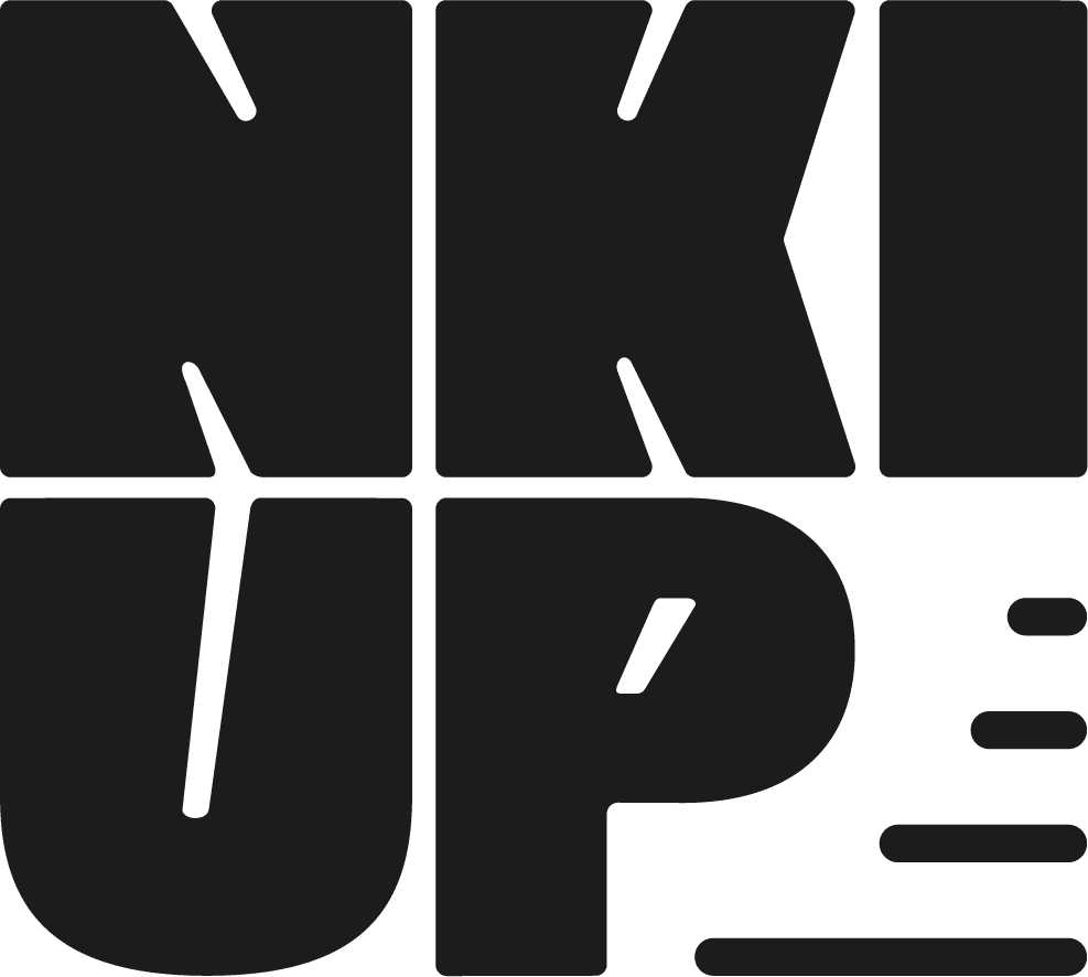 Logo de la marque NKIUP fabricant de sacs et accessoires en matières upcyclées.