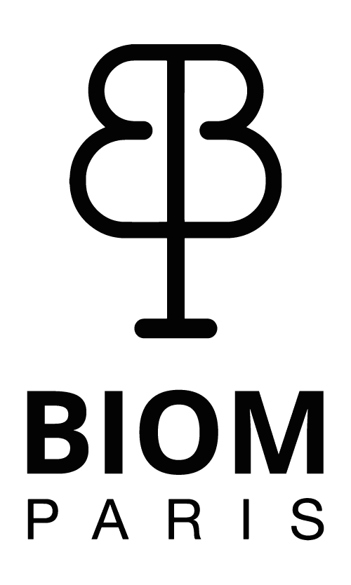 Logo de la marque BIOM Paris fabricant d'objets du quotidien fabriqués en France et en Europe.