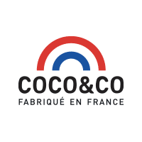 logo de la marque cocoandco fabriquant de plateaux en bois fabriques en France.