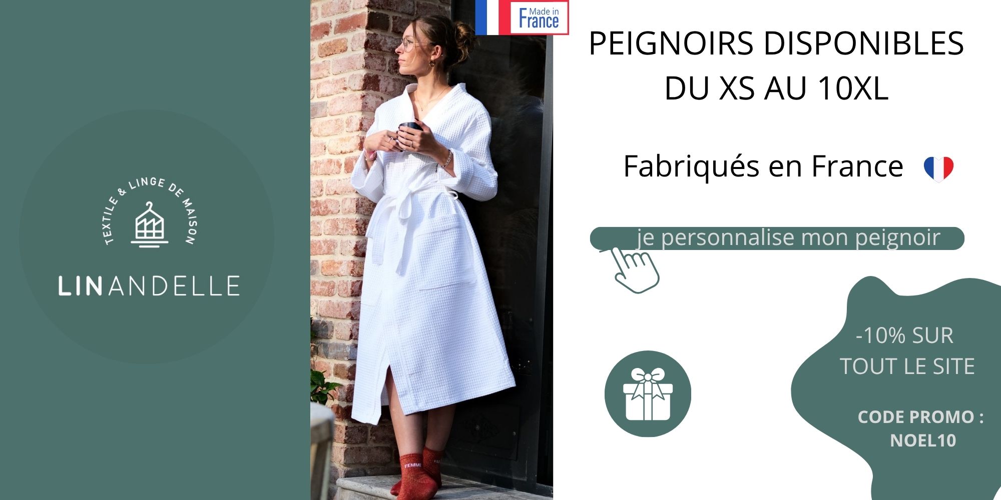 Peignoir personnalisé