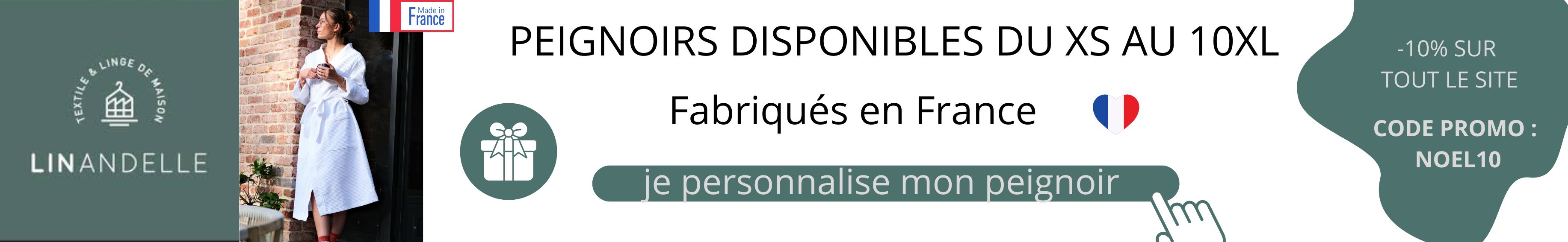 Peignoir personnalisé