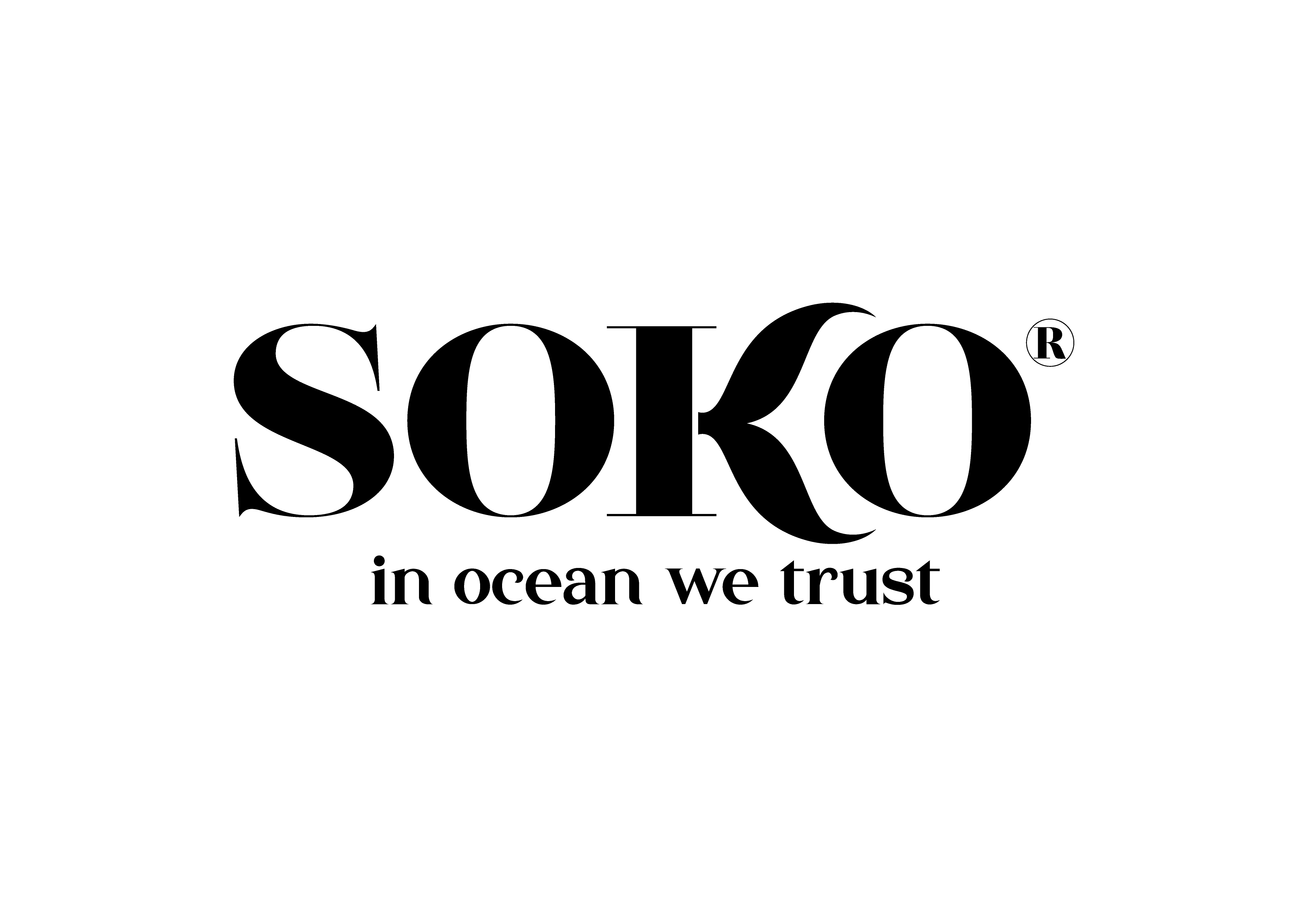 Logo de la marque SOKO Ecoswimwear fabricant de maillots de bain fabriqués en France.