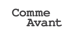 Logo de la marque Comme Avant fabricant de textile, produits cosmétiques et vêtementsbio fabriqués en France
