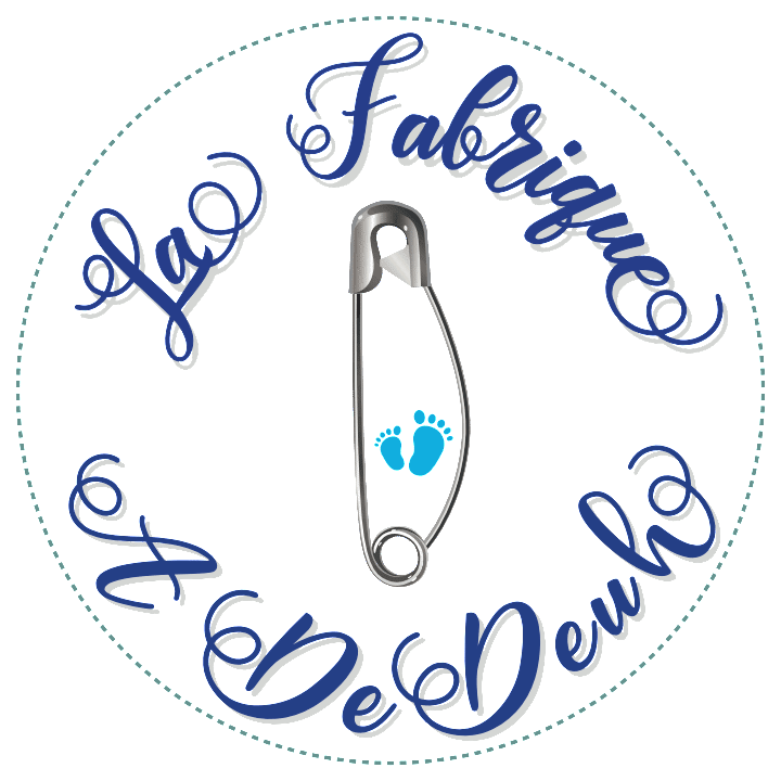 Logo de la marque La Fabrique À DeDeuh fabricants de vêtements et accessoires artisanales et fabriqués en France.