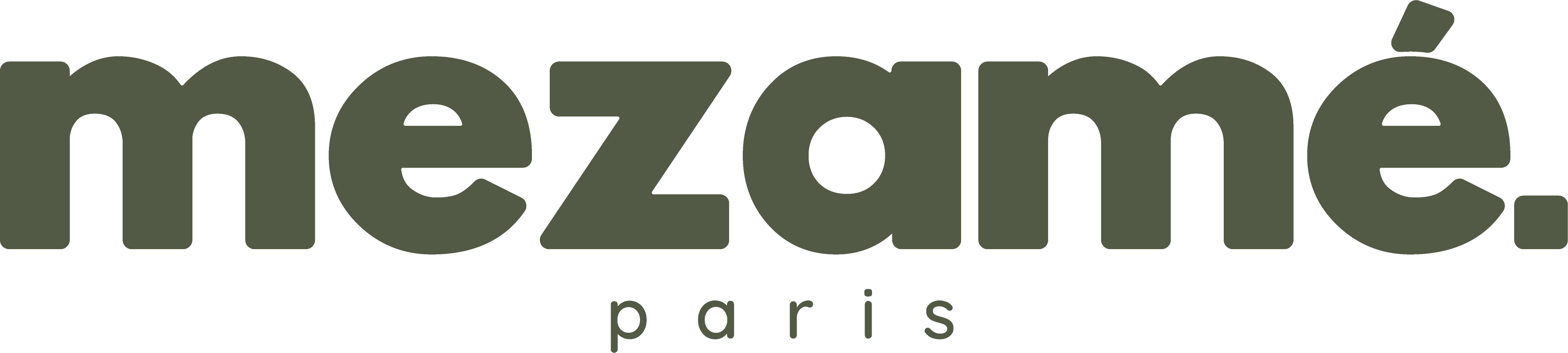 Logo de la marque Mezamé Paris fabricant de produits d'éveil et de rangements fabriqués en France.