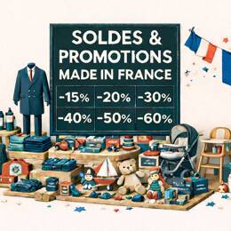Lancement des soldes et promos d'été 2025 fabriqués en France.