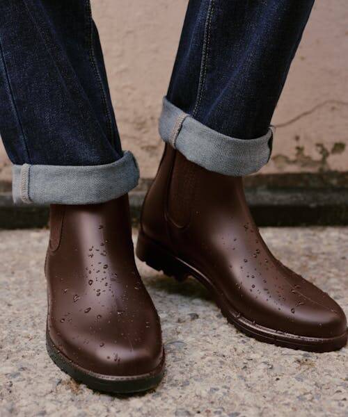 Bottine de pluie Montpluis marron fabriquées en France par Montlimart.