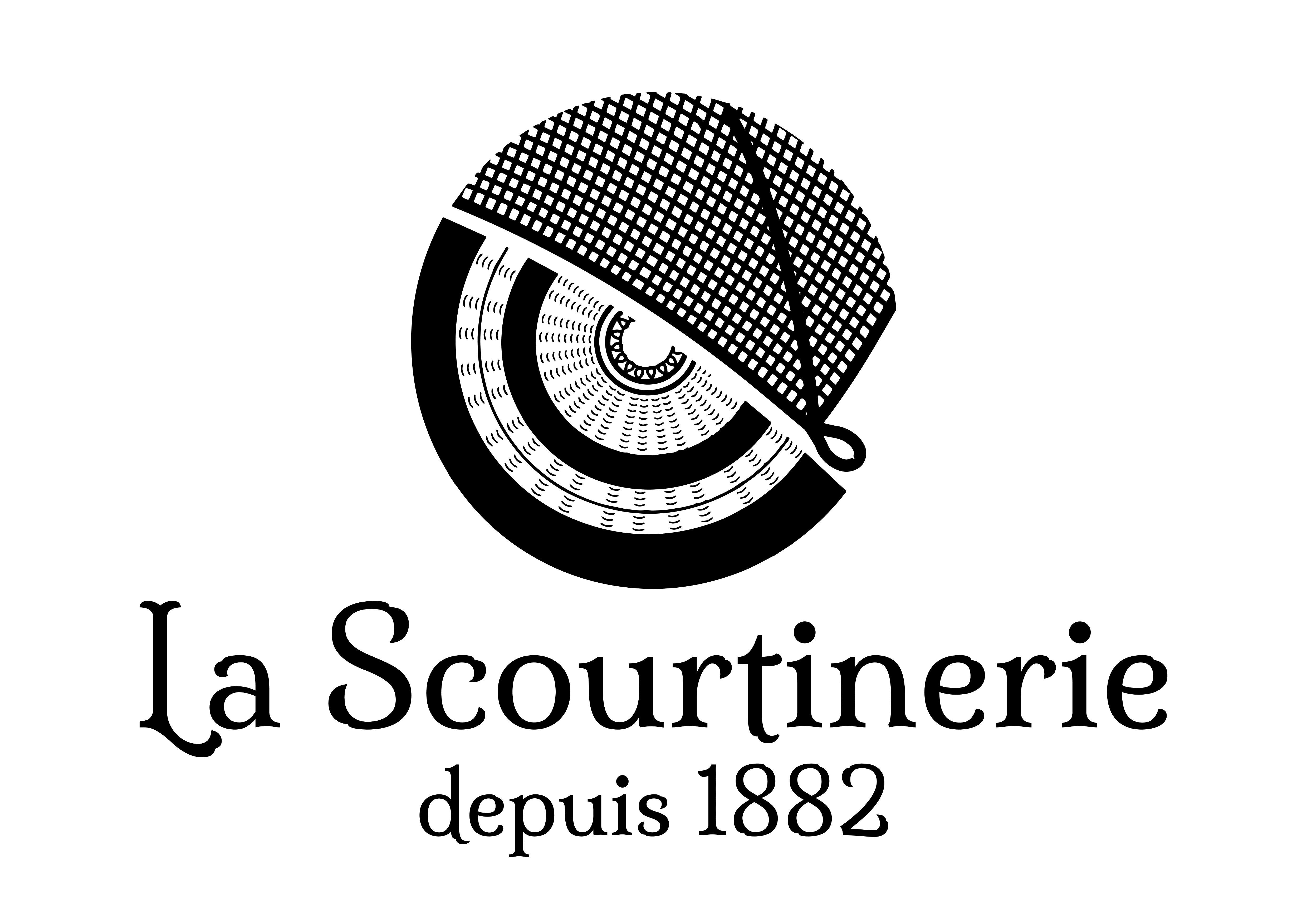Logo de la marque La Scourtinerie dernier fabricant français de scourtins.