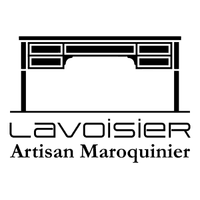 Logo de la marque LAVOISIER Maroquinier,Atelier de Maroquinerie spécialisé dans la conception et la fabrication d'accessoires en cuir pour le bureau.