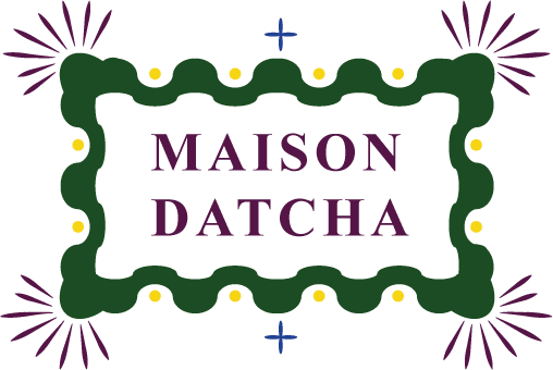 Logo de la marque MAISON DATCHA fabricant français d'abats-jour, déco et linge de maison.