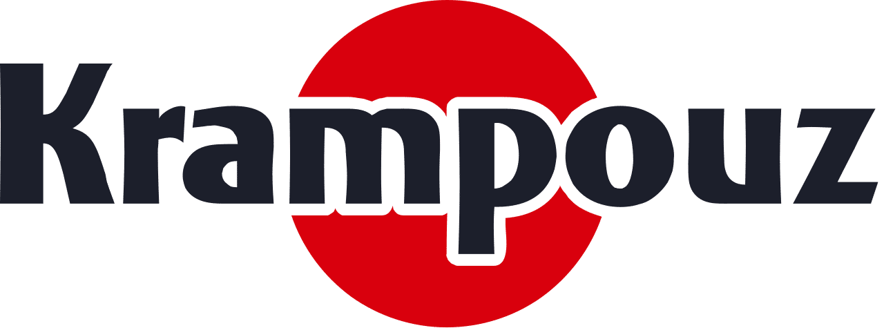 Logo de la marque Krampouz fabricant de machine de cuisson de précision : crêpières, planchas et barbecues.