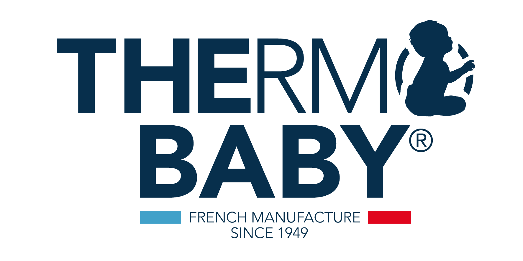 Logo société Thermobay, le spécialiste des accessoires et produits fabriqués en France pour bébé.