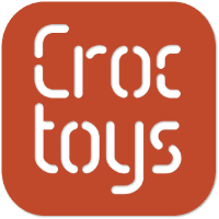 Logo de la marque CROCTOYS fabricant français de jouets en bois.