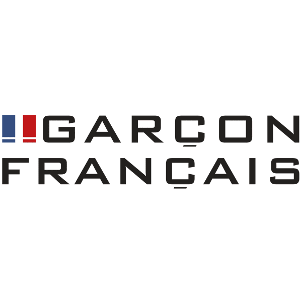 Logo entreprise Garçon Français. Marque de sous-vêtements masculins fabriqués en France.