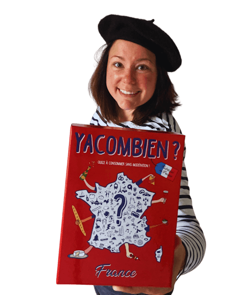 le jeu de société famille Yacombien est un quizz fabriqué en France pour apprendre les chiffres clés de la France.