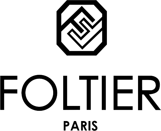 Logo entreprise Maison Foltier, fabricant de sacs à main et pochettes fabriqué à Paris.