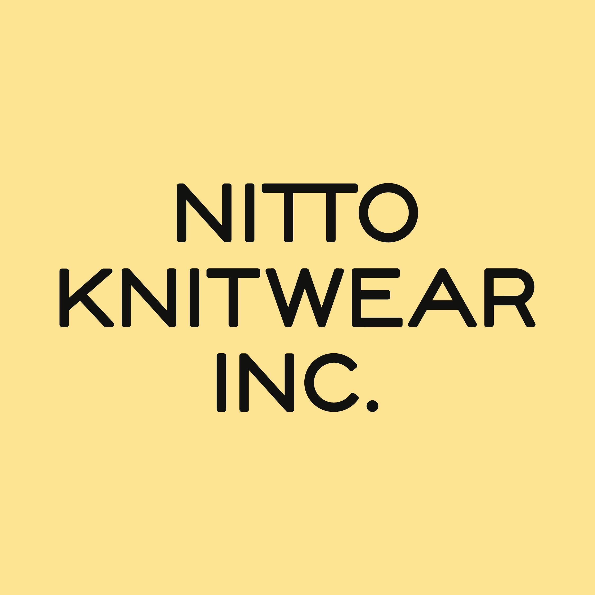 Logo entreprise Nitto Knitwear, fabricant de pulls et bonnet pour hommes.