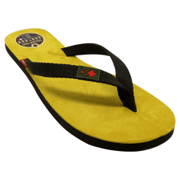 Tong cuir MOOREA Jaune