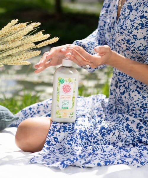 Lait pour le corps bio à base de fruit antigaspi de la marque pulpe de vie