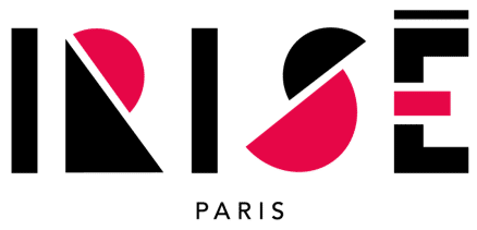 Logo entreprise Irisé Paris : cosmétiques rechargeables, anti-gaspillages et fabriqués en France.