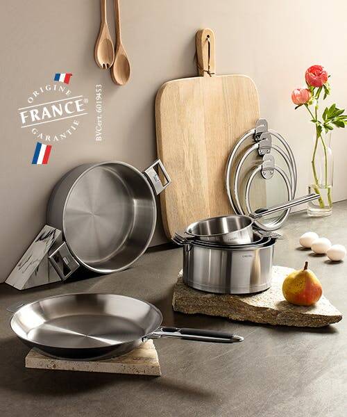 Les ustensiles de cuisines CRISTEL sont fabriqués en France et certifiés Origine France garantie.