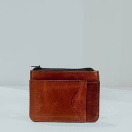Porte-Monnaie Cuir Marron Vintage - Giulia