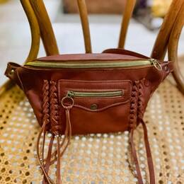 Sac Banane Cuir Marron Western