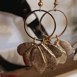 Boucles d'Oreilles Or Doré