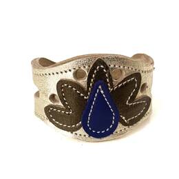 Bracelet Manchette Cuir Hippie