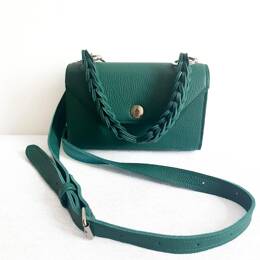 Petit Sac en Cuir Vert - Suzanne