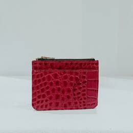Porte-Monnaie Cuir Rose Croco - Giulia