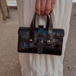 Sac en Cuir Noir - Suzanne