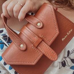 Petit Sac en Cuir Marron - Suzanne