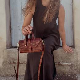 Sac en Cuir Marron - Suzanne