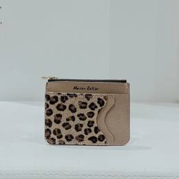 Porte-Monnaie Cuir Taupe Léopard - Giulia